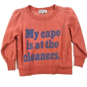Wildfox Sweaters - WILDFOX Orange Blue Pullover Sweatshirt Sz M Wildfox Sweaters - WILDFOX Orange Blue Pullover Sweatshirt Sz M